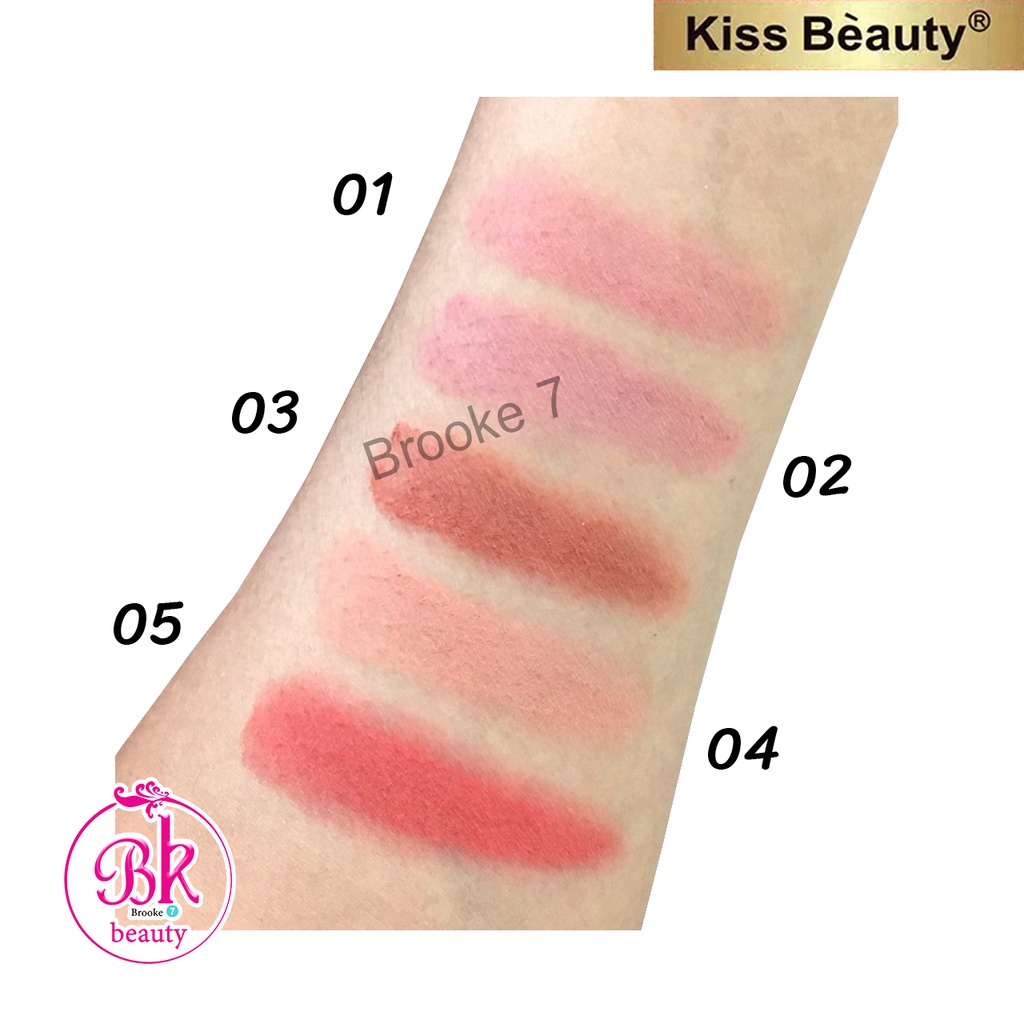 kiss-beauty-บลัชออน-เนื้อละเอียดอ่อน-ผงนุ่ม-เรียบเนียน-ลงตัว-เหมาะสำหรับทุกสภาพผิว-ติดทนนาน-ปรับผิวให้สว่างขึ้นทันที