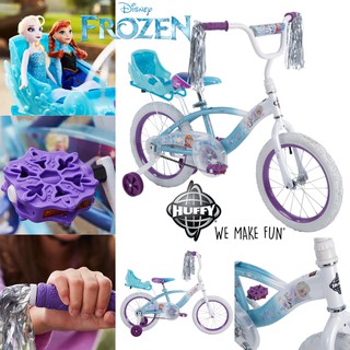 จักรยาน เด็กลายเจ้าหญิงดิสนี่ย์ โฟรเซ่น Disney Frozen 16-inch Girls Bike by Huffy (สินค้านำเข้า USA) ขนาดล้อ 16 นิ้ว