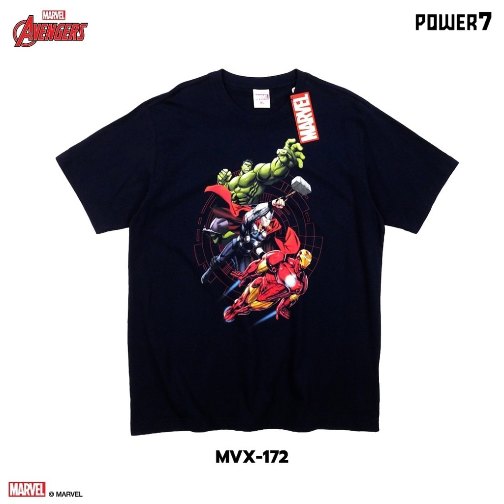 เสื้อยืดผ้าฝ้ายพิมพ์ลายขายดี-เสื้อยืดการ์ตูน-ลิขสิทธ์แท้-marvel-comics-t-shirts-mvx-172