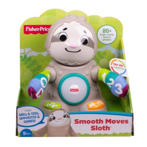 fisher-price-linkimals-smooth-moves-sloth-ของเล่นเสริมพัฒนาการเด็ก-มีแสงและเสียง-อายุ-9-เดือน