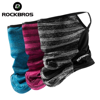 Rockbros หน้ากาก ผ้าพันคอ ระบายอากาศ เหมาะกับฤดูร้อน อุปกรณ์เสริม สําหรับขี่จักรยาน