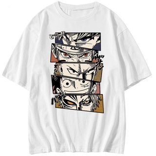 2021 spring and summer new style anime Naruto One Piece 100% cotton Japanese Harajuku t-shirt men and women couples tren