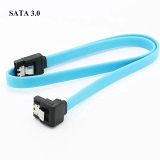 ภาพหน้าปกสินค้าSuper Speed SATA 3.0 III SATA3 Hard Disk Drive Cable 45cm(สีฟ้า) ที่เกี่ยวข้อง