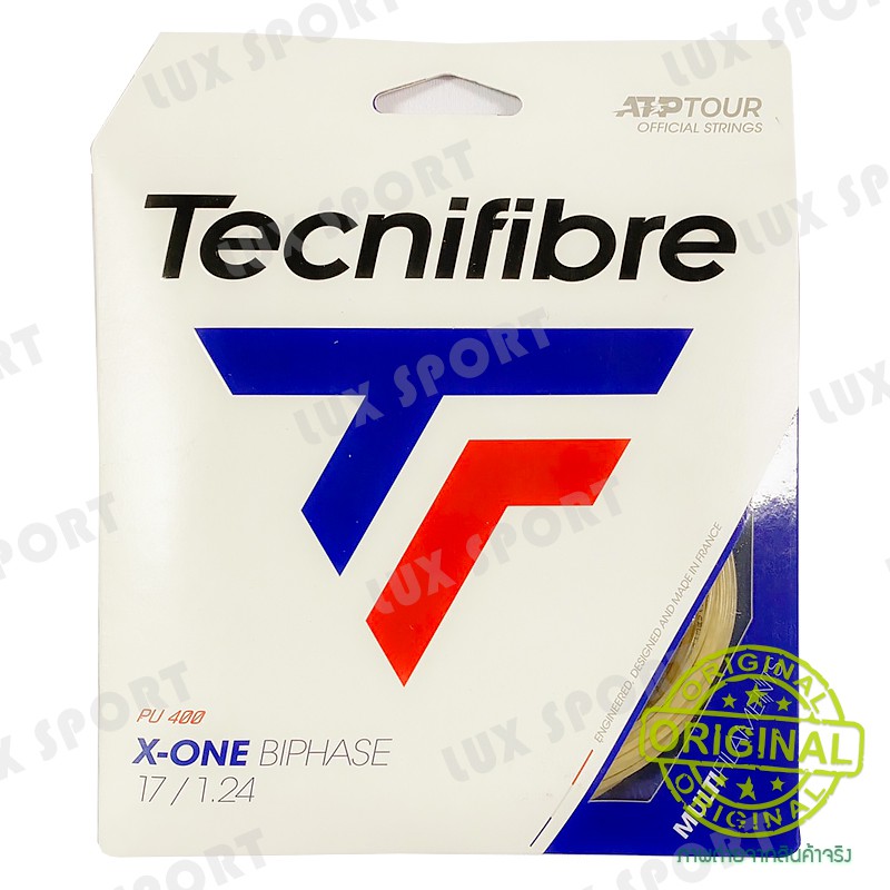 ภาพหน้าปกสินค้าTecnifibre X-ONE เอ็นไม้เทนนิส นิยมกันเยอะสุดในขณะนี้ % จากร้าน luxsport168 บน Shopee