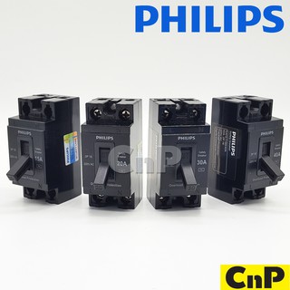 PHILIPS เซฟตี้เบรกเกอร์ เบรคเกอร์ Safety Breaker 15A - 40A