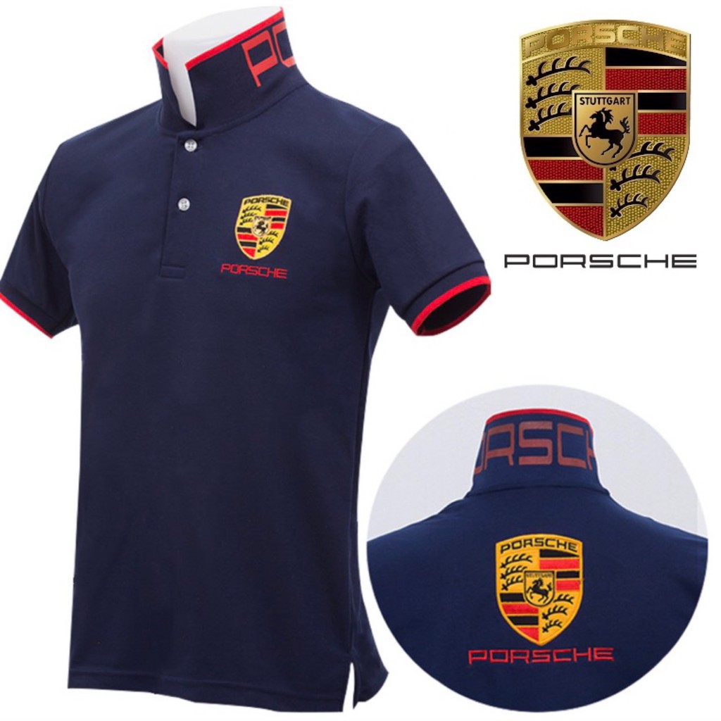 kaidee88-เสื้อโปโล-porsche-เสื้อโปโลสำหรับผู้ชาย-polo-t-shirt-for-menเสื้อเชิ้ตผู้ชายเสื้อโปโล