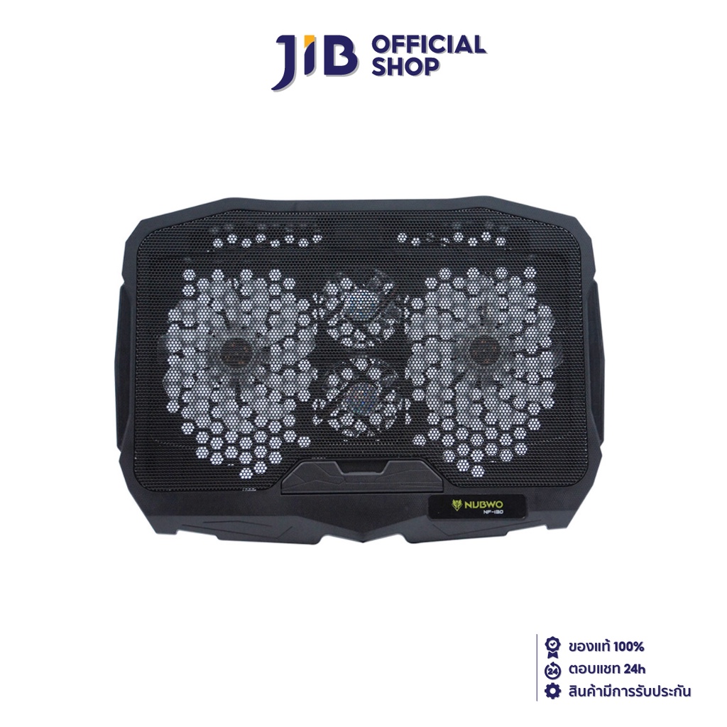 ภาพหน้าปกสินค้าNUBWO COOLING PAD (อุปกรณ์ระบายความร้อนโน้ตบุ๊ค) NF130 (BLACK) จากร้าน jib_officialshop บน Shopee