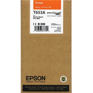 Epson T653A Ink Orange (C13T653A00) Original for Epson Stylus Pro 4900 (สินค้าพร้อมส่ง)