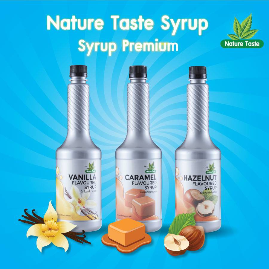 ภาพสินค้าน้ำผลไม้ น้ำเชื่อมเข้มข้น เนเจอร์เทส(Nature Taste) จากร้าน bankunnui บน Shopee ภาพที่ 1