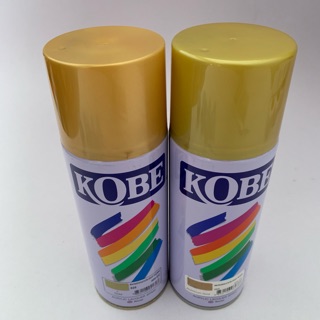 TOA สีสเปรย์ KOBE สีทอง (Gold) และ สีทองประกายมุก (ALUMINIUM Gold) เกรดพรีเมี่ยม ขนาด 400CC.