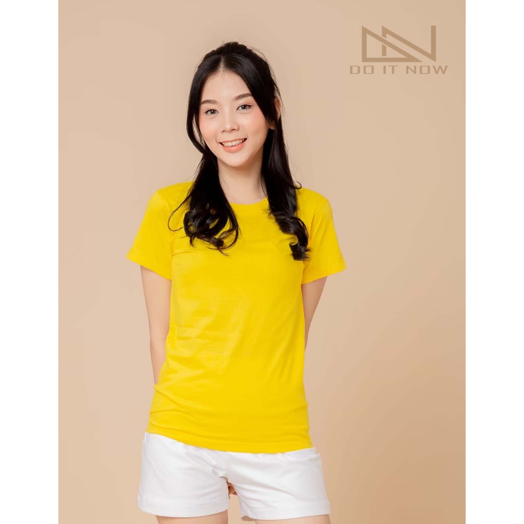 เสื้อคอกลมสีเหลือง-by-doitnow-สินค้าคุณภาพ-จากแห่งผลิตโดยตรง