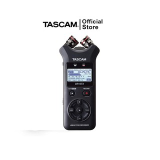 Tascam DR-07X เครื่องบันทึกเสียงแบบพกพา เครื่องอัดเสียง Stereo Handheld Digital Audio Recorder and Mic USB Interface