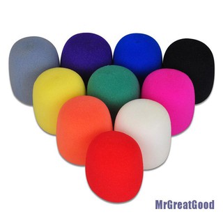 ภาพหน้าปกสินค้า🚀 10 Colors Handheld Microphone Mic Grill Windshield Wind Shield Sponge Foam Cover ที่เกี่ยวข้อง