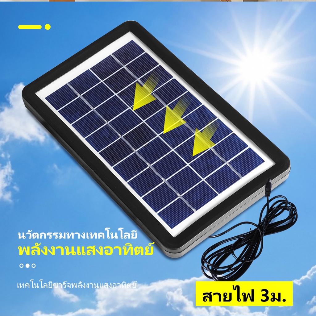 ข้อมูลเพิ่มเติมของ KONIG พัดลมโซล่าเซลล์ 14-16 นิ้ว แบตเตอรี่ในตัว ใช้งานกับไฟฟ้าได้ หลอดไฟ LED สองหลอด