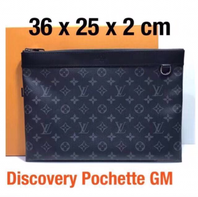 Excellent (VGC) Pochette Discovery GM 36 x 25 cm Damier Infini