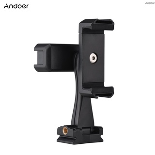 Andoer Ad-04 Universal อุปกรณ์เมาท์ขาตั้งสามขาพร้อมที่วางโทรศัพท์มือถือสําหรับ Vlog Vog Streaming Oline Clamp 4 Cold มัลติฟังก์ชั่น