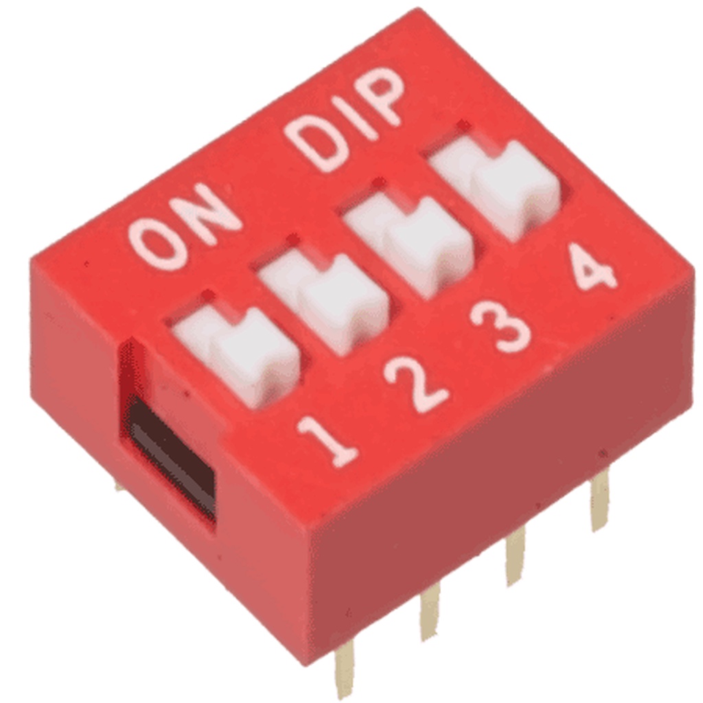 4 Bit DIP Switch สวิตซ์เลื่อน | Shopee Thailand