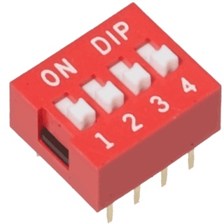 สินค้า 4 Bit DIP Switch สวิตซ์เลื่อน