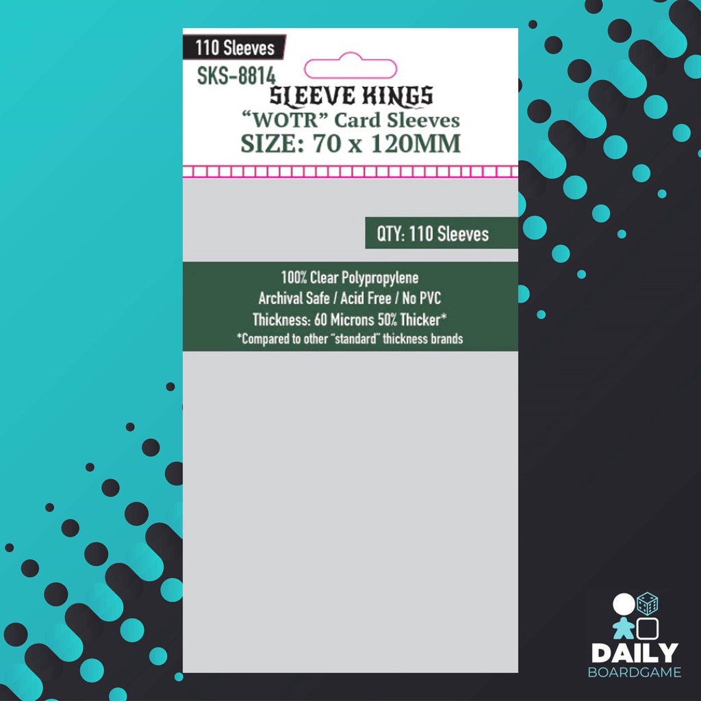 Sleeve Kings 70x120 mm "WOTR" Card Sleeves 110 Pack Shopee Thailand