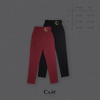 Basic Coir pants - Red Black color