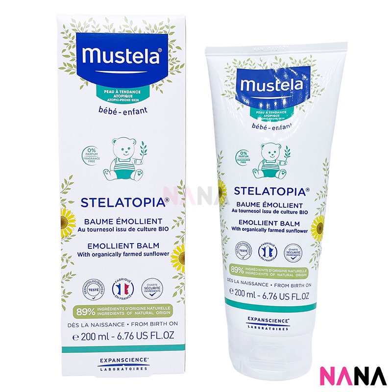Mustela Stelatopia Emollient Balm 200ml (Rich Texture) บาล์มสำหรับช่วย ...