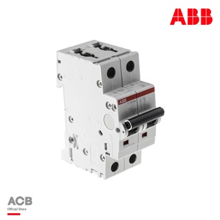 ABB - S202M-C10 เมนเซอร์กิตเบรกเกอร์ 10 แอมป์ 2 โพล 10 kA (IEC 60898-1) l สั่งซื้อได้ที่ร้าน ACB Official Store