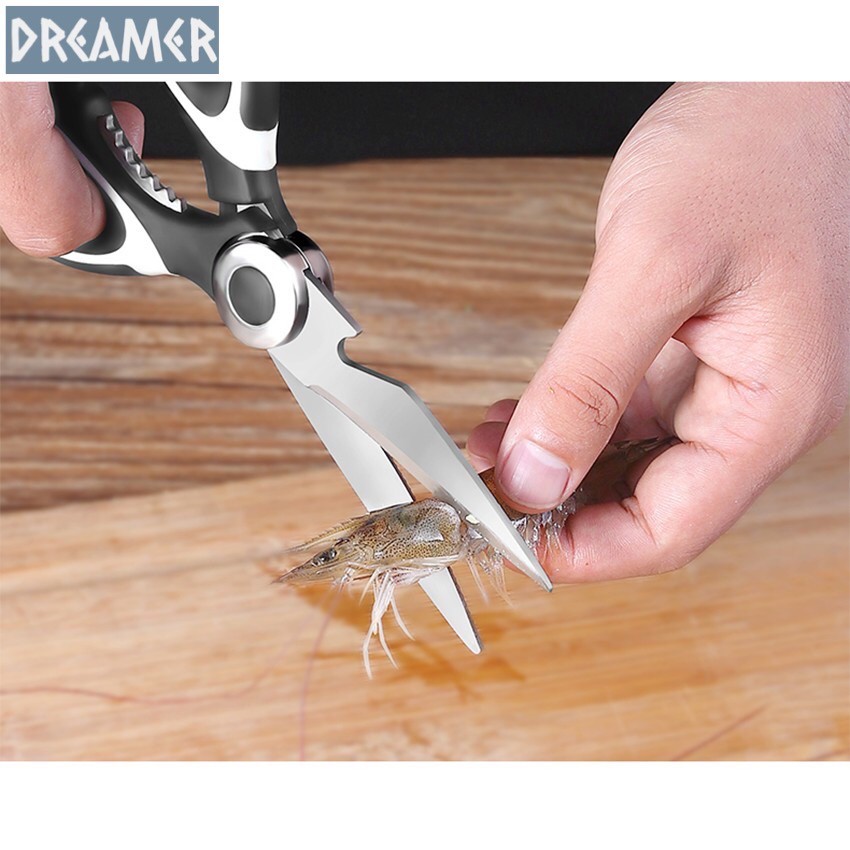 กรรไกรตัดอาหาร-kitchen-scissors-046กรรไกรอเนกประสงค์-สารพัดประโยชน์-จากสแตนเลสอย่างดี-กรรไกรสแตนเลส-กรรไกร