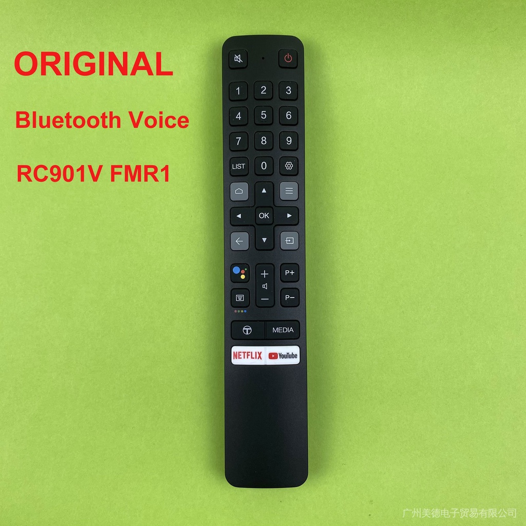 รีโมทคอนโทรลใหม่ RC901V สําหรับ TCL สมาร์ททีวีรีโมทคอนโทรล RC901V FMR1 ...