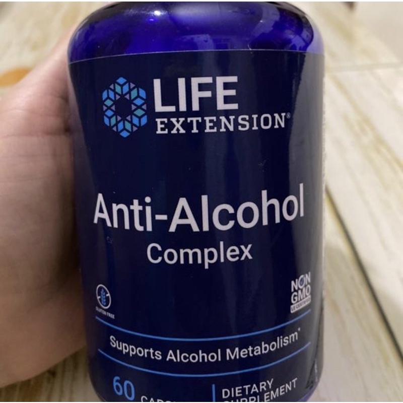 แท้100-แก้แฮ้งค์-เมาค้าง-ปกป้องตับก่อนดื่ม-หลังดื่ม-life-extension-anti-alcohol-complex-60-แคปซูล