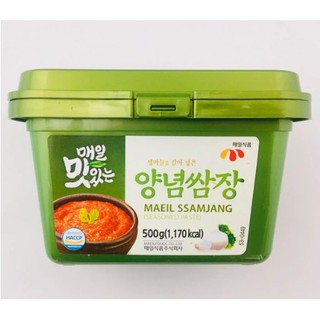ซัมจัง korea maeil ssamjang 170g/500g/1kg ซอสน้ำจิ้มเกาหลี สำหรับปิ้งย่างอาหารสไตล์เกาหลี ของแท้ราคาส่งค่ะ 매일 양념쌈장