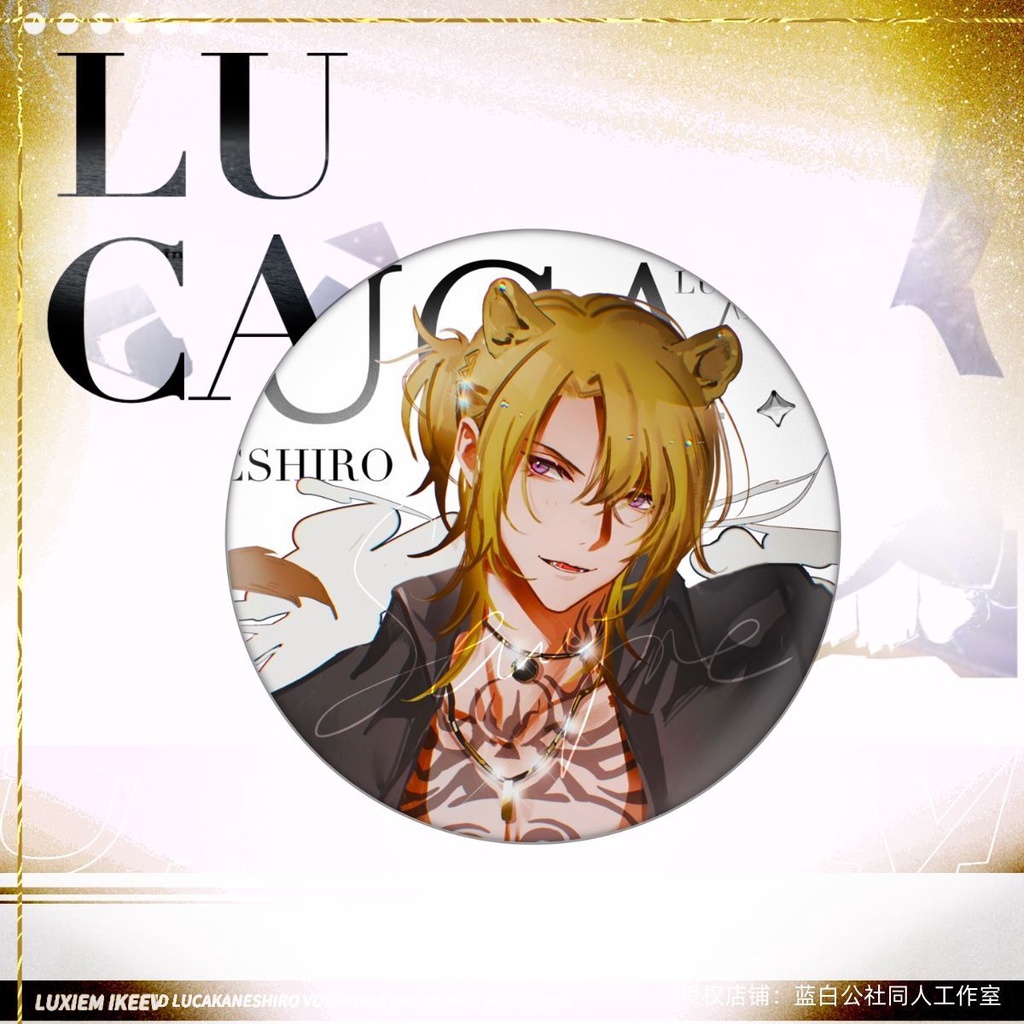 cacg-luca-kaneshiro-doujin-ป้ายโปสการ์ดเลเซอร์ตั๋วกระดาษโปร่งแสงสี-luxiem