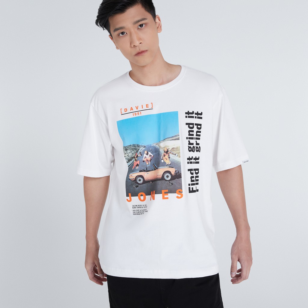 เสื้อยืดใหม่-2022davie-jones-เสื้อยืดโอเวอร์ไซส์-พิมพ์ลาย-สีขาว-graphic-print-oversized-t-shirt-in-white-tb0219whl-xl-x