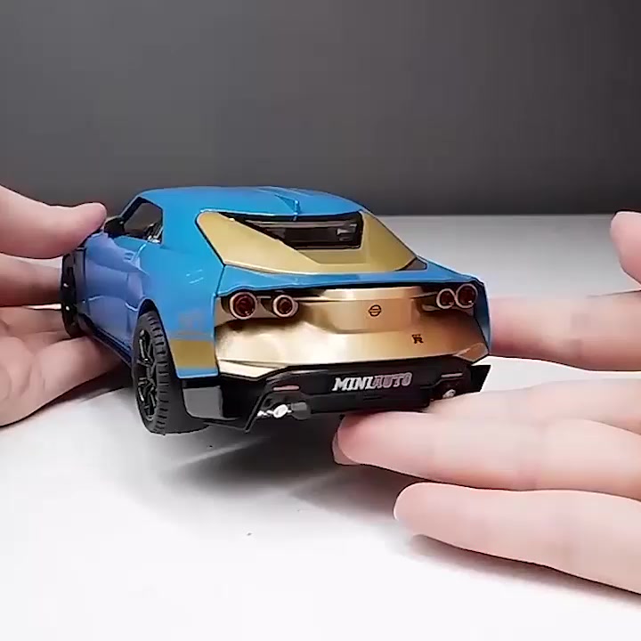 โมเดลรถยนต์-สเกล-1-24-nissan-gt-r50-โลหะผสม-ของเล่น-ของขวัญวันเกิด-สําหรับเด็กผู้ชาย