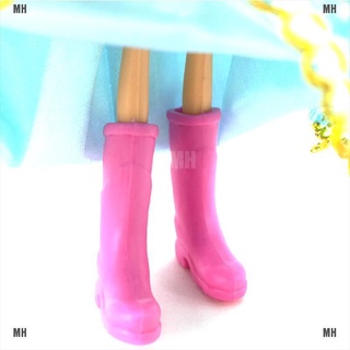 สินค้า <Mh> อุปกรณ์เสริมบ้านตุ๊กตารองเท้าบู๊ทส์กันฝนขนาดเล็กหลากสี 1/12
