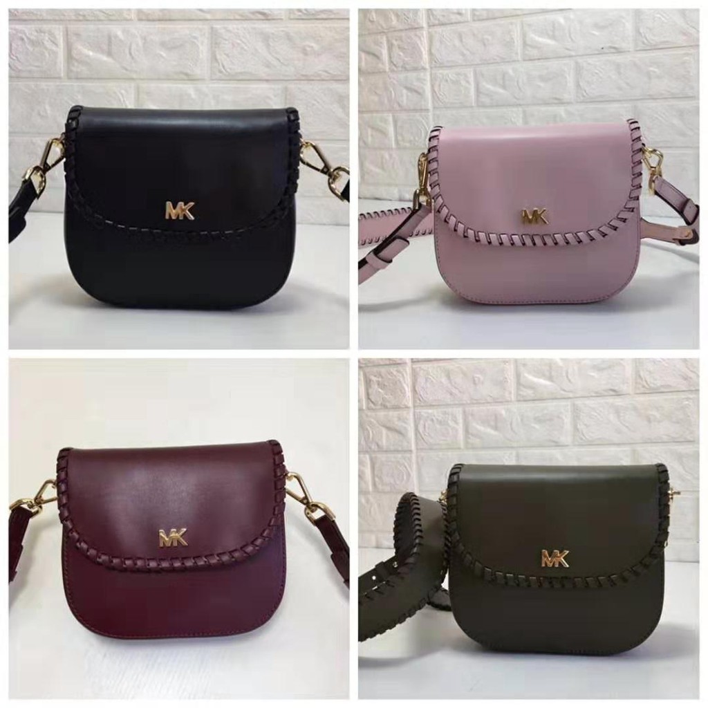 อเมริกันแท้-michael-kors-mk-ใหม่ทอถุงอานกระเป๋าสะพายกระเป๋า-crossbody-กระเป๋าแฟชั่นกระเป๋าข้ามร่างกายป่า