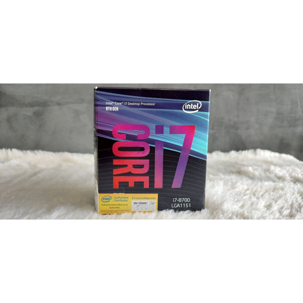 CPU 1151 INTEL I7-8700 3.2GHz | Shopee Thailand
