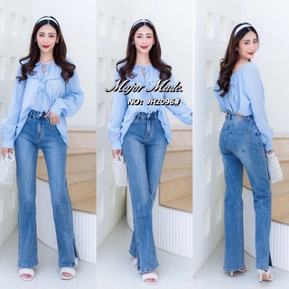 JH2096#S-XL#ยีนส์ยืดขาม้านิดๆ#jeans house