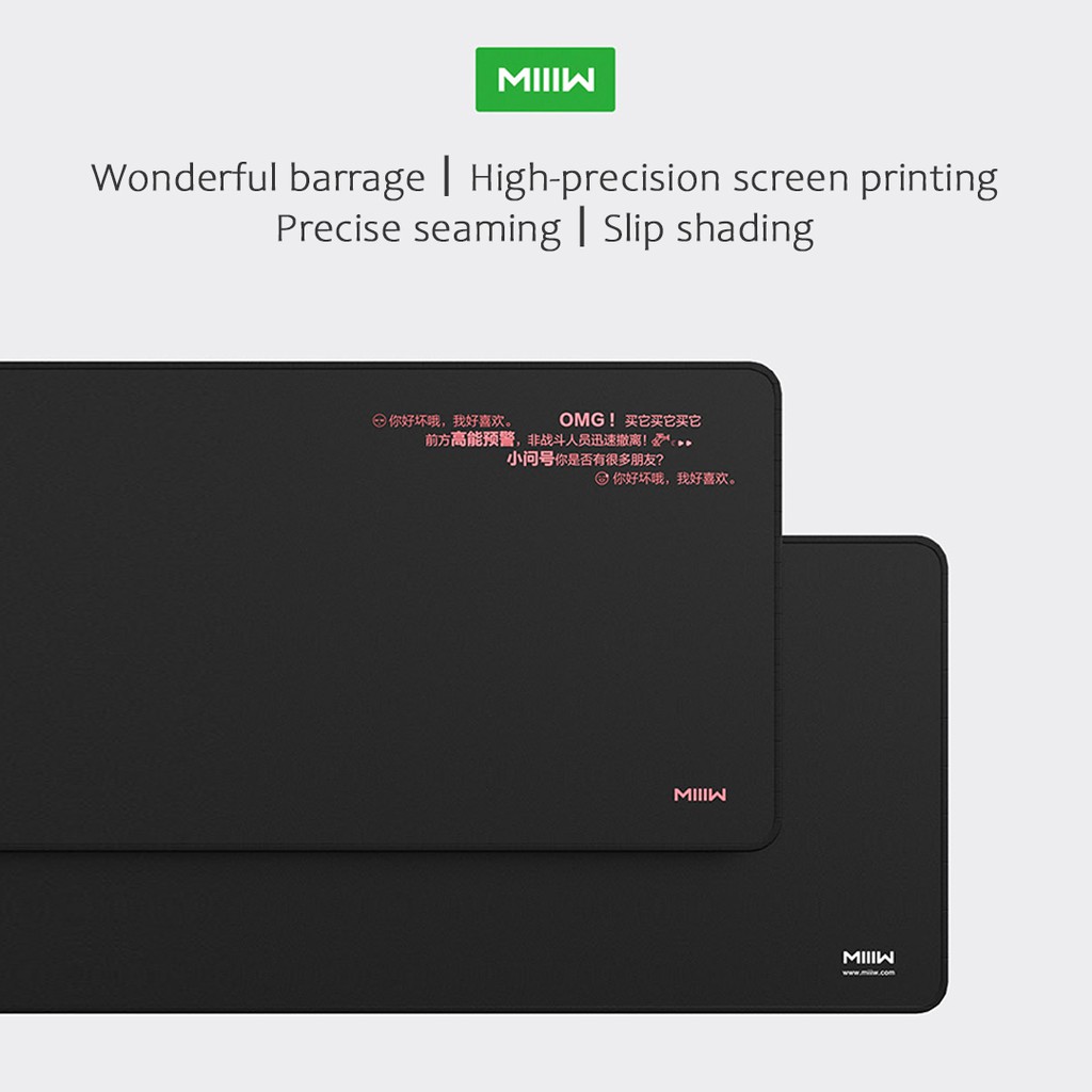 ภาพหน้าปกสินค้าXiaomi Youpin Miiiw แผ่นรองเมาส์ ขนาดใหญ่พิเศษ อุปกรณ์เสริมสําหรับคอมพิวเตอร์ จากร้าน zeyue.th บน Shopee