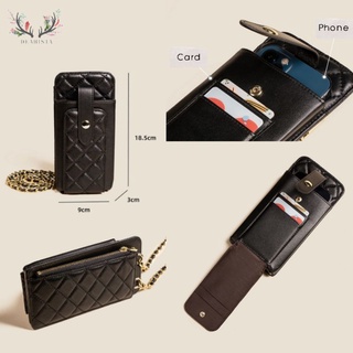 Phone bag หนังแกะ กระเป๋าใส่โทรศัพท์ dearista x daristy