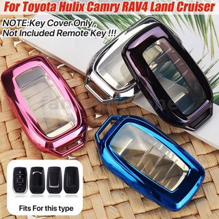 เคสกุญแจรีโมทรถยนต์ TPU แวววาว สําหรับ Toyota Hilux Camry RAV4 Domineering Highlander hailaer