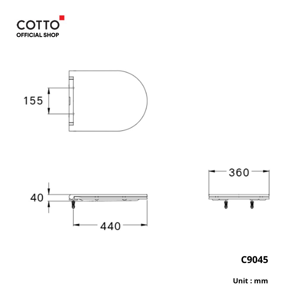 cotto-ฝารองนั่งโถสุขภัณฑ์-simply-connect-รุ่น-c90804