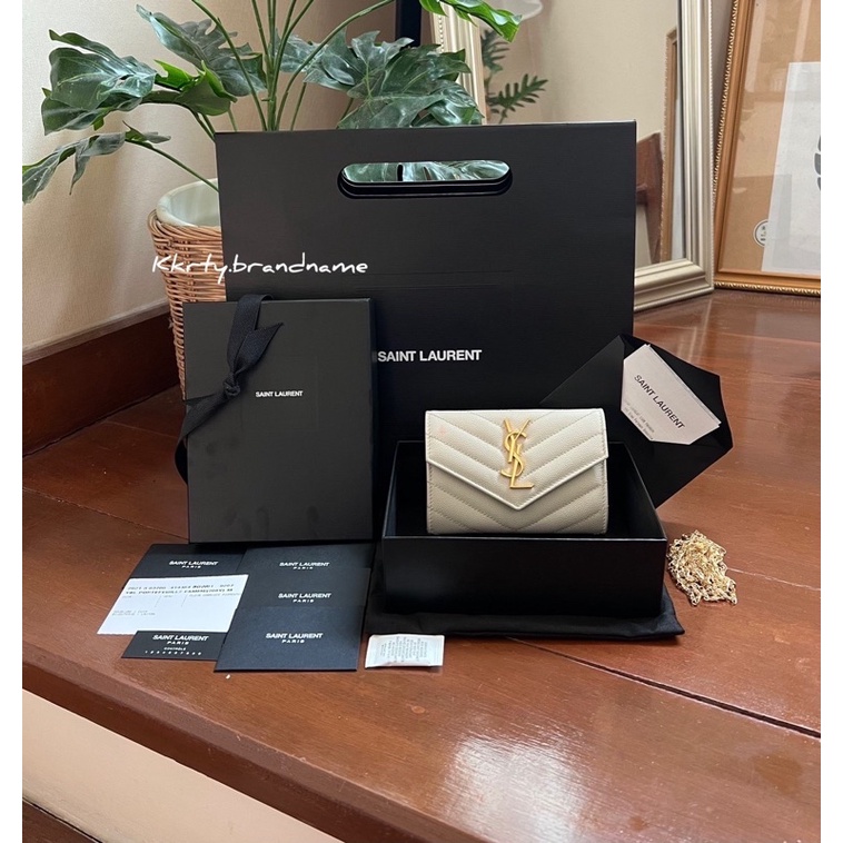 Ysl envelope wallet ปี21 Shopee Thailand