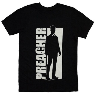 เสื้อยืดสีขาว[พร้อมส่ง] เสื้อยืดลําลอง แขนสั้น พิมพ์ลาย Amc preacher television series Jesse Custer สําหรับผู้ชายS-4XL