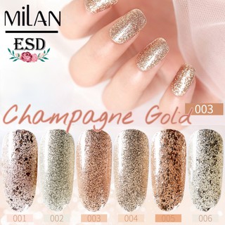 สีทาเล็บเจล Milan สีแชมเปญ champange  ขนาด 15 ml สีทาเล็บเจล  ได้รับมาตราฐาน SGS/MSDS  + เก็บปลายทาง