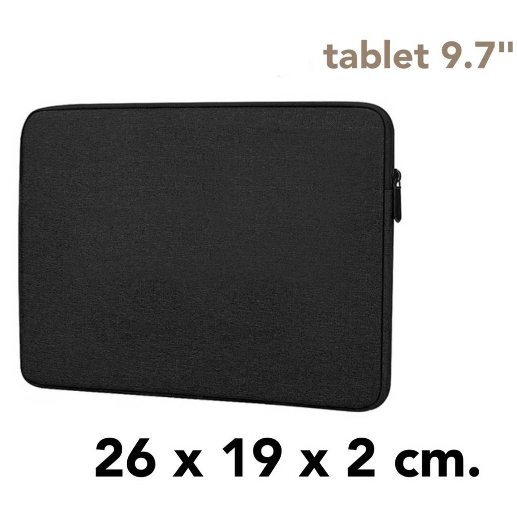 ภาพหน้าปกสินค้า85-119  กระเป๋า Tablet แล็ปท็อป แท็บเล็ต 7.9นิ้ว -9.7นิ้ว-11นิ้ว ด้านในบุผ้าหนานุ่ม กันน้ำ กันฝุ่น กว้าง 7.5 X 10 นิ้ว