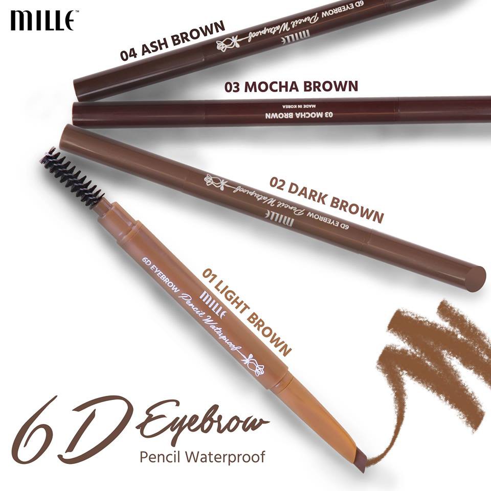 mille-ดินสอเขียนคิ้วปลายตัด-6d-eyebrow-pencil-waterproof-2-g