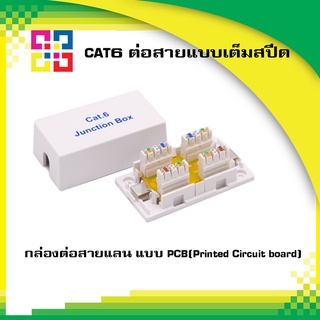 กล่องต่อสายแลน Cat.6 Junction Box Unshielded Type,White