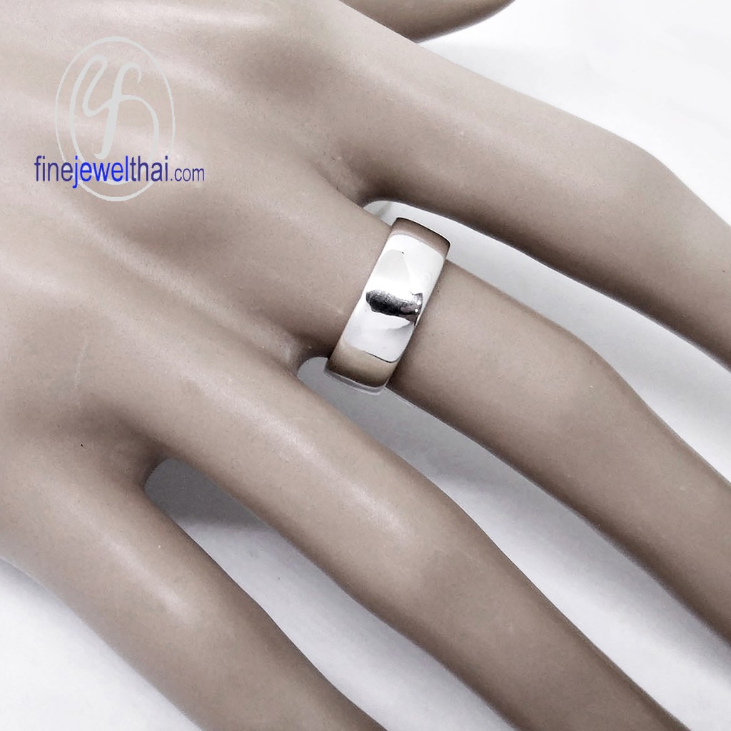 finejewelthai-แหวนคู่-แหวนเงินแท้-แหวนเกลี้ยง-แหวนหมั้น-แหวนแต่งงาน-couple-silver-ring-gift-set93