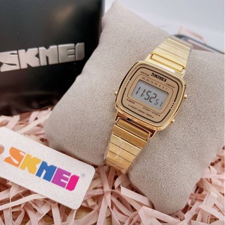 Skmei watch (เอสเคมี่) รุ่น1252 📌เลื่อนจิ๋ว 🇹🇭ส่งจากไทย รับประกัน 1ปี สินค้าพร้อมกล่องแบรนด์แท้