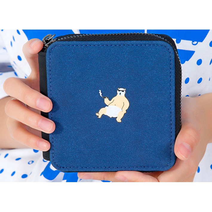 กระเป๋าสตางค์ใบสั้น-funny-animal-wallet-หนังสวย-ดีไซน์น่ารักแนวๆใช้ได้ทุกเพศ